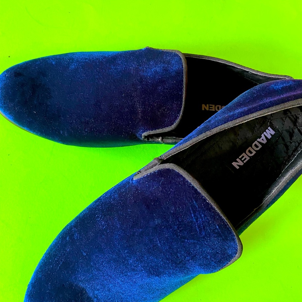 MADDEN royal blue loafers